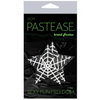 Pastease Premium Halloween Glitter Web - Glow in the Dark Black/White O/S - Lingerie - Packaged
