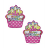 Pastease Premium Happy Birthday Cupcake - Multicolor O/S - Lingerie - Packaged