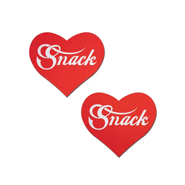Pastease Premium Heart Snack - Red O/S - Lingerie - Packaged