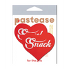 Pastease Premium Heart Snack - Red O/S - Lingerie - Packaged