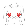 Pastease Premium Heart Snack - Red O/S - Lingerie - Packaged