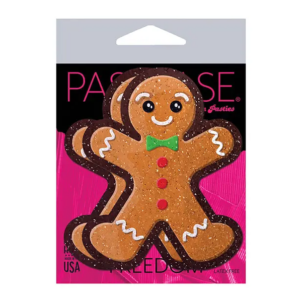 Pastease Premium Holiday Gingerbread- Brown - Lingerie - Packaged