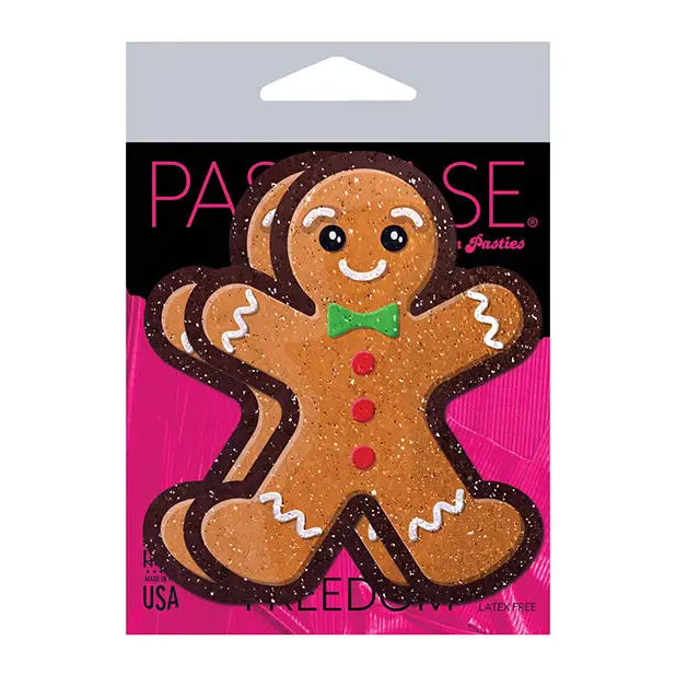 Pastease Premium Holiday Gingerbread- Brown - Lingerie - Packaged