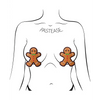 Pastease Premium Holiday Gingerbread- Brown - Lingerie - Packaged