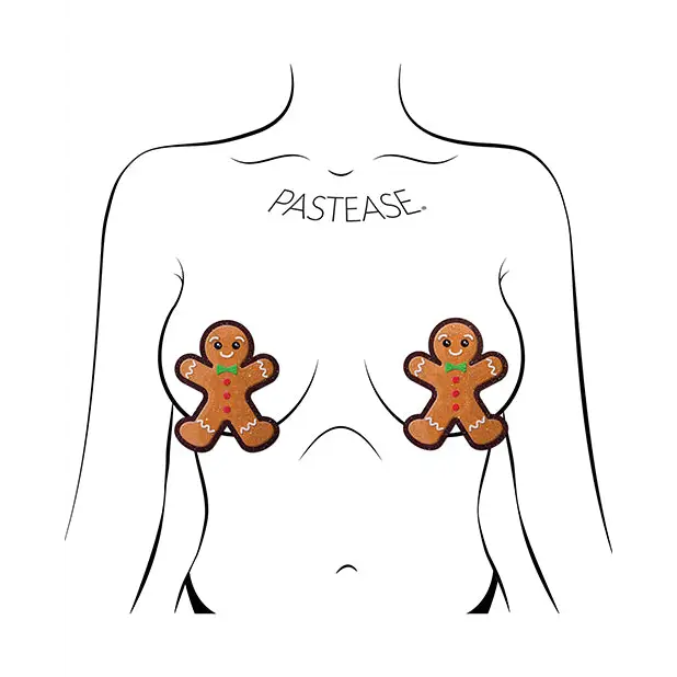 Pastease Premium Holiday Gingerbread- Brown - Lingerie - Packaged