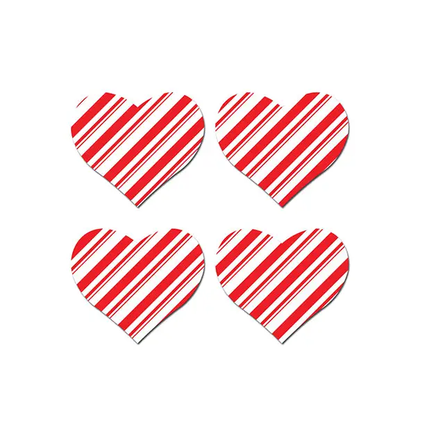 Pastease Premium Holiday Petites Candy Cane Heart - Red/White O/S