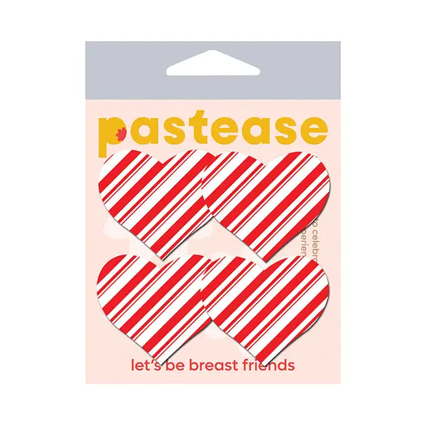 Pastease Premium Holiday Petites Candy Cane Heart - Red/White O/S