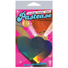 Pastease Premium Hologram Heart - Silver O/S - Lingerie - Packaged