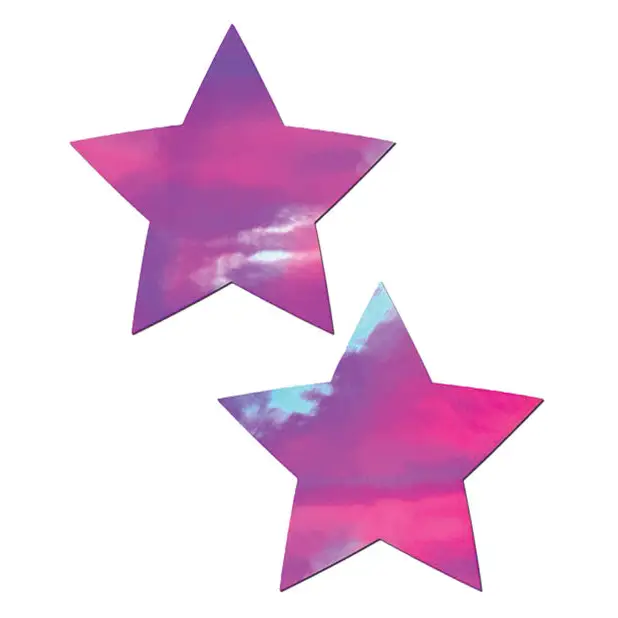 Pastease Premium Hologram Star - Pink O/S - Lingerie - Packaged