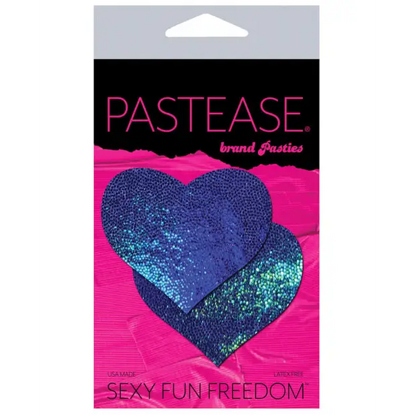 Pastease Premium Liquid Heart - Blue Spectrum O/S - Lingerie - Packaged