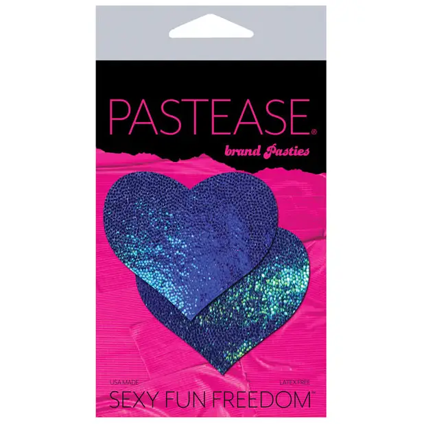 Pastease Premium Liquid Heart - Blue Spectrum O/S - Lingerie - Packaged