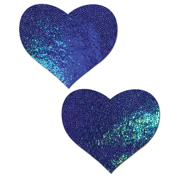 Pastease Premium Liquid Heart - Blue Spectrum O/S - Lingerie - Packaged