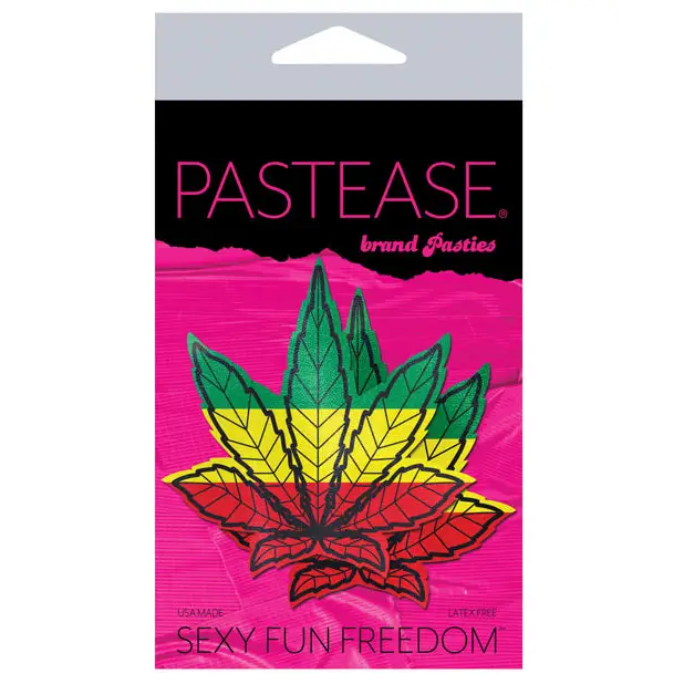 Pastease Premium Marijuana Leafs - Rasta O/S - Lingerie - Packaged