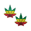 Pastease Premium Marijuana Leafs - Rasta O/S - Lingerie - Packaged