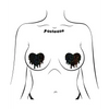 Pastease Premium Melty Heart - Black O/S - Lingerie - Packaged