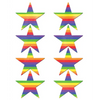 Pastease Premium Mini Rainbow Stars - Pack of 8 O/S - Lingerie - Packaged
