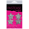Pastease Premium Petites Glitter Star - Silver O/S Pack of 2 Pair - Lingerie - Packaged