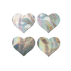 Pastease Premium Petites Holographic Heart - Silver O/S Pack of 2 Pair - Lingerie - Packaged