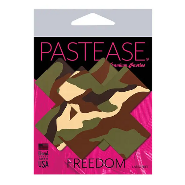 Pastease Premium Plus X Camo - Green O/S - Lingerie - Packaged