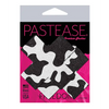 Pastease Premium Plus X Cow Print Cross - Black/White O/S - Lingerie - Packaged