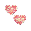 Pastease Premium Retro Heart Juicy - Pink Grapefruit O/S - Lingerie - Packaged