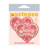 Pastease Premium Retro Heart Juicy - Pink Grapefruit O/S - Lingerie - Packaged