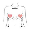 Pastease Premium Retro Heart Juicy - Pink Grapefruit O/S - Lingerie - Packaged