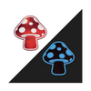 Pastease Premium Shiny Glow in the Dark Shroom - Red/White O/S - Lingerie - Packaged