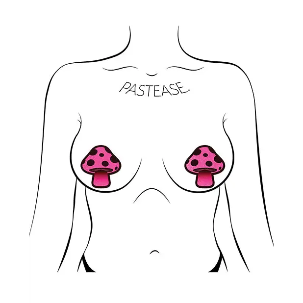 Pastease Premium Shroom - Neon Pink O/S - Lingerie - Packaged