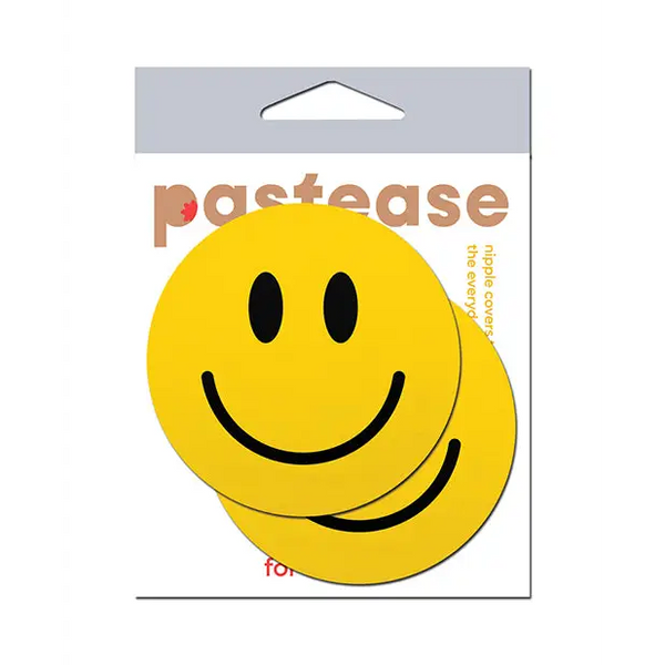 Pastease Premium Smiley Face - Yellow O/S - Lingerie - Packaged