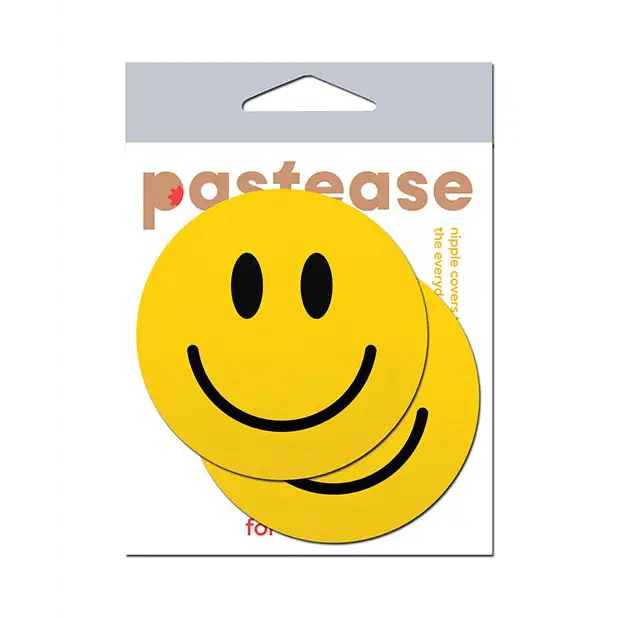 Pastease Premium Smiley Face - Yellow O/S - Lingerie - Packaged