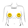Pastease Premium Smiley Face - Yellow O/S - Lingerie - Packaged