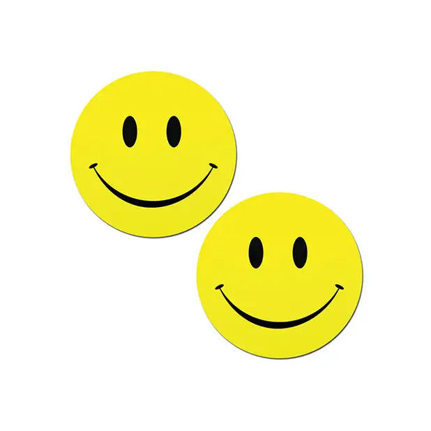 Pastease Premium Smiley Face - Yellow O/S - Lingerie - Packaged