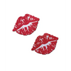 Pastease Premium Sparkle Kissing Lips - Red O/S - Lingerie - Packaged