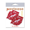 Pastease Premium Sparkle Kissing Lips - Red O/S - Lingerie - Packaged