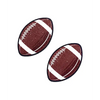 Pastease Premium Sparkly Football - Brown O/S - Lingerie - Packaged