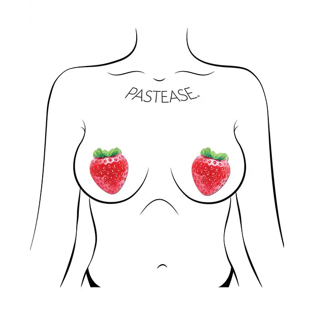 Pastease Premium Sparkly Juicy Berry - Red O/S - Lingerie - Packaged