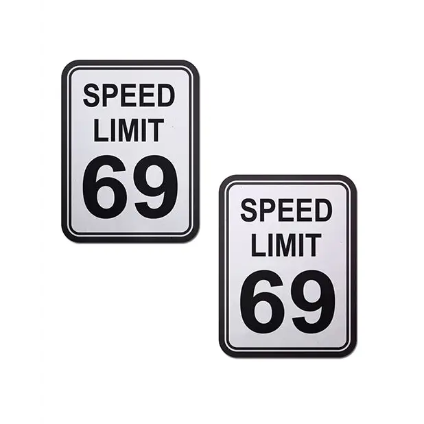 Pastease Premium Speed Limit 69 - White/Black O/S - Lingerie - Packaged