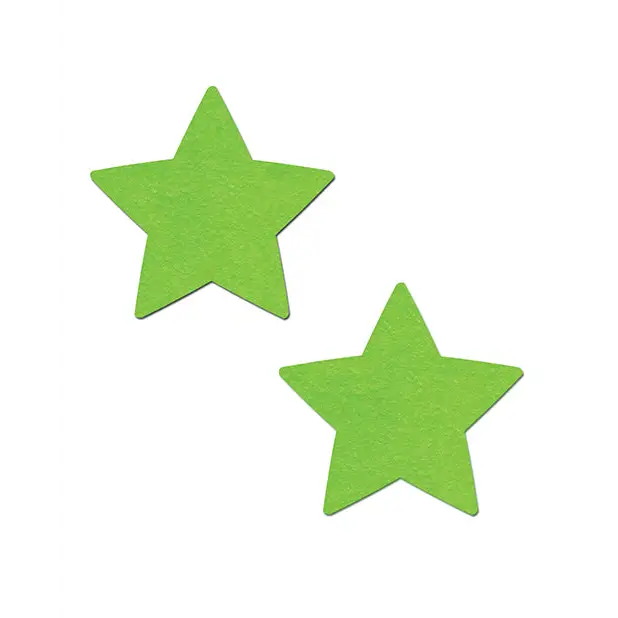 Pastease Premium Star - Glow in the Dark Green O/S - Lingerie - Packaged