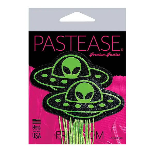 Pastease Premium UFO w/Tassel - Green O/S - Lingerie - Packaged