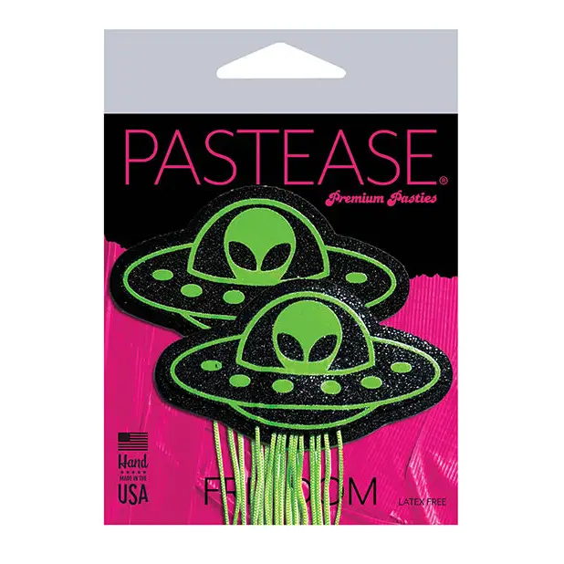 Pastease Premium UFO w/Tassel - Green O/S - Lingerie - Packaged