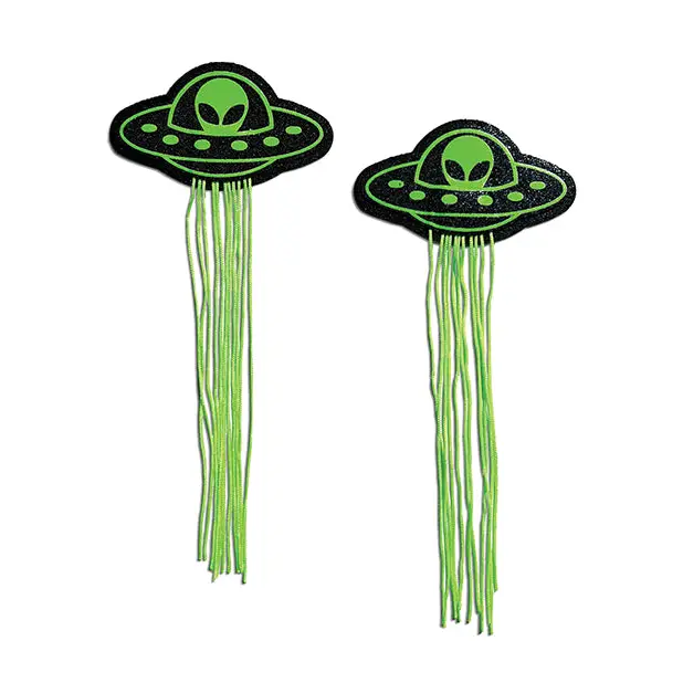 Pastease Premium UFO w/Tassel - Green O/S - Lingerie - Packaged