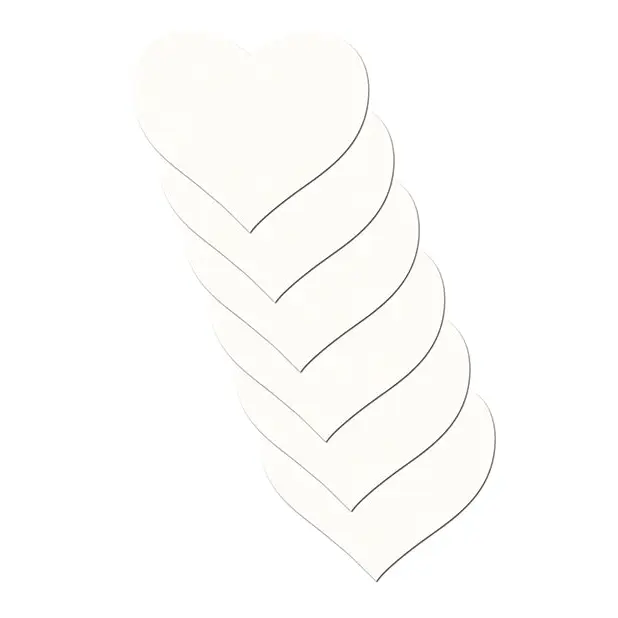 Pastease Refill Heart Double Stick Shapes - Pack of 3 O/S - Lingerie - Packaged