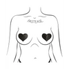 Pastease Reusable Liquid Heart - Black O/S - Lingerie - Packaged