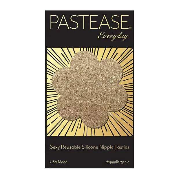 Pastease Reusable Suede Flower - Cream O/S - Lingerie - Packaged