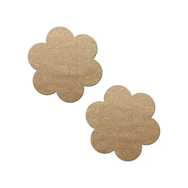 Pastease Reusable Suede Flower - Cream O/S - Lingerie - Packaged