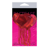 Pastease Tassel Holographic Heart - Red O/S - Lingerie - Packaged