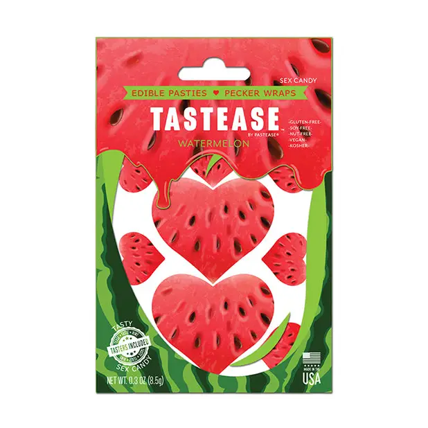 Pastease Tastease Edible Pasties & Pecker Wraps - Watermelon O/S