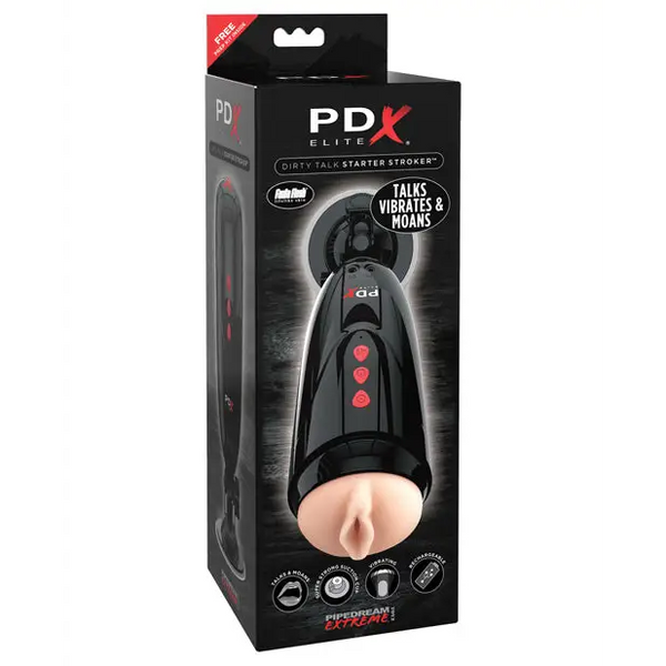 PDX Elite Dirty Talk Starter Stroker - Dolls & Masturbators