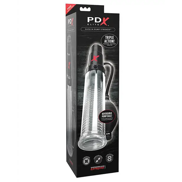 PDX Elite Suck N Pump Stroker - Penis Enhancement
